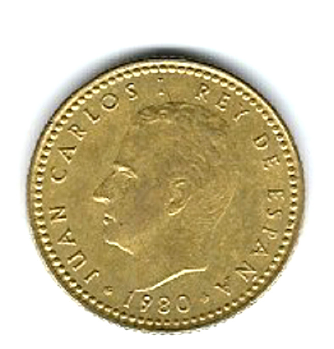 Spain... Coin...1 Peseta...1980