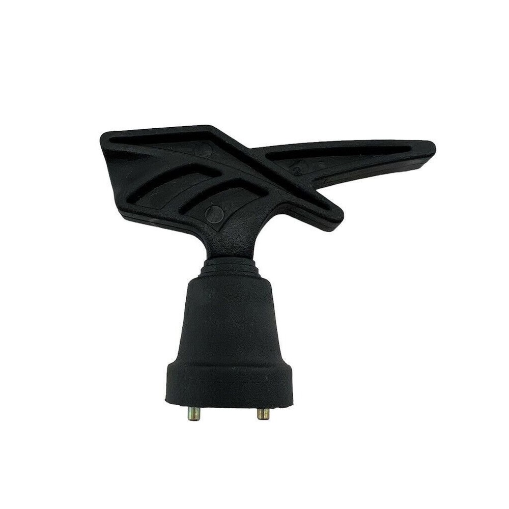 Black Plastic Winged Connector Plug