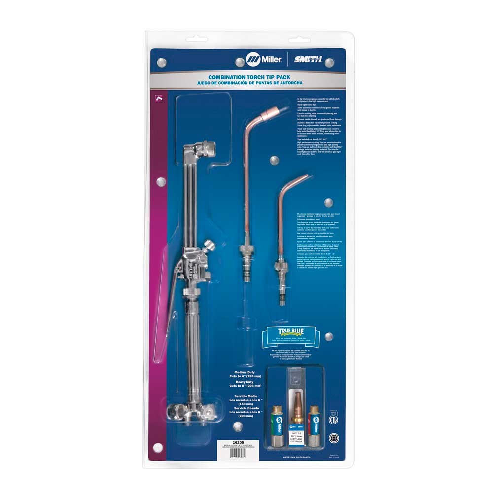 Miller Smith 16205 Medium Duty 2 Piece Acetylene Combination Torch Kit