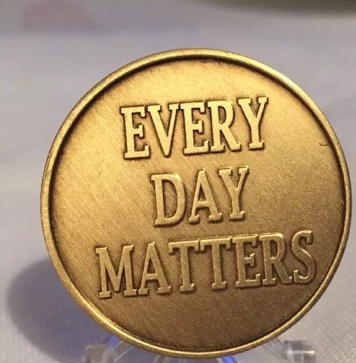 Attitude Every Day Matters Eagle Medallion Chip Coin Bronze