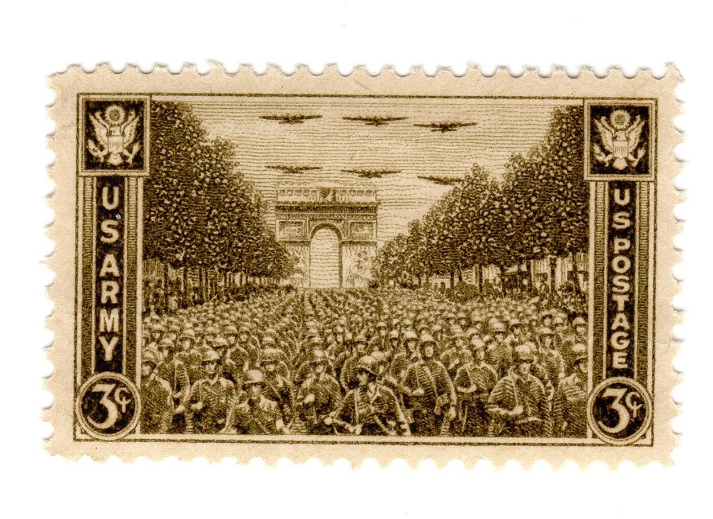Scott #934 US Army in Paris Single Stamp - MNH