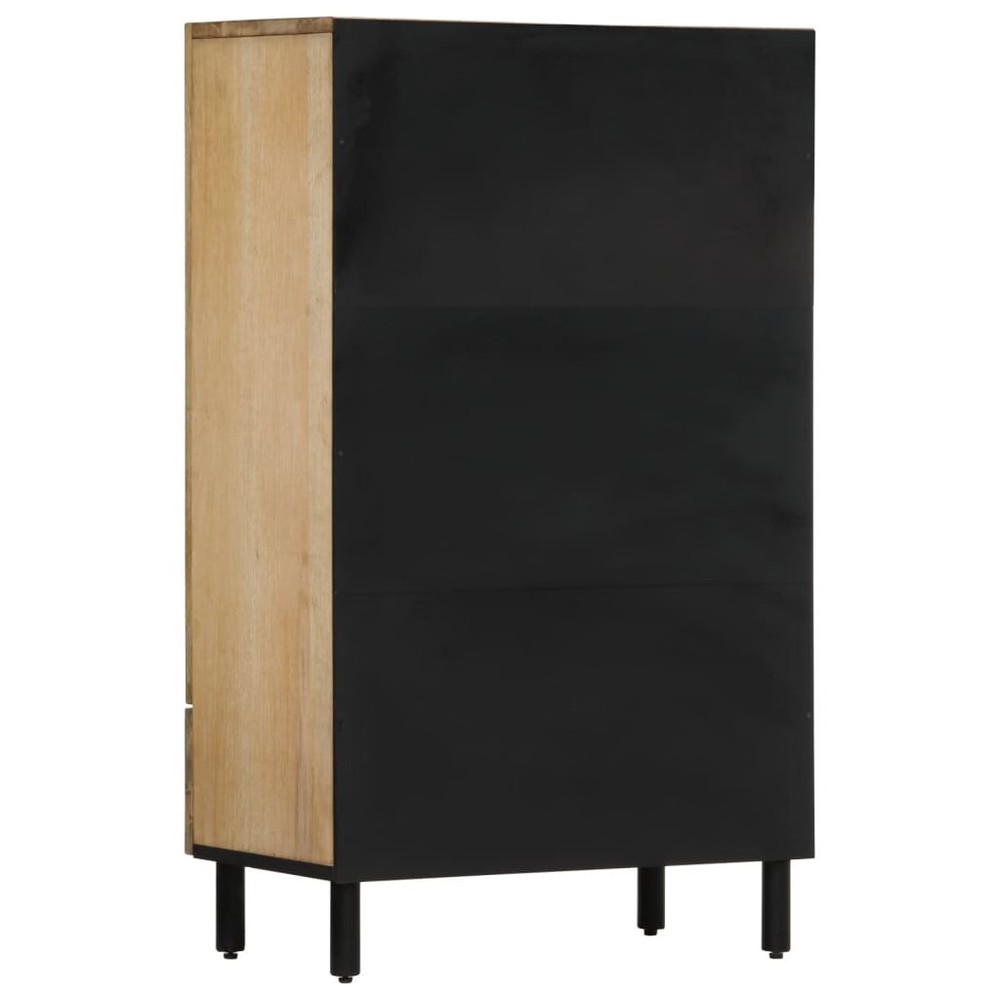 Highboard 23.6"x13"x39.4" Solid Wood Mango