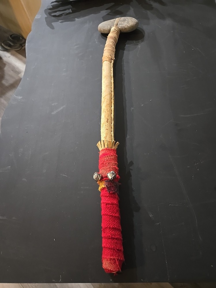 Ceremonial Tomahawk With Rock