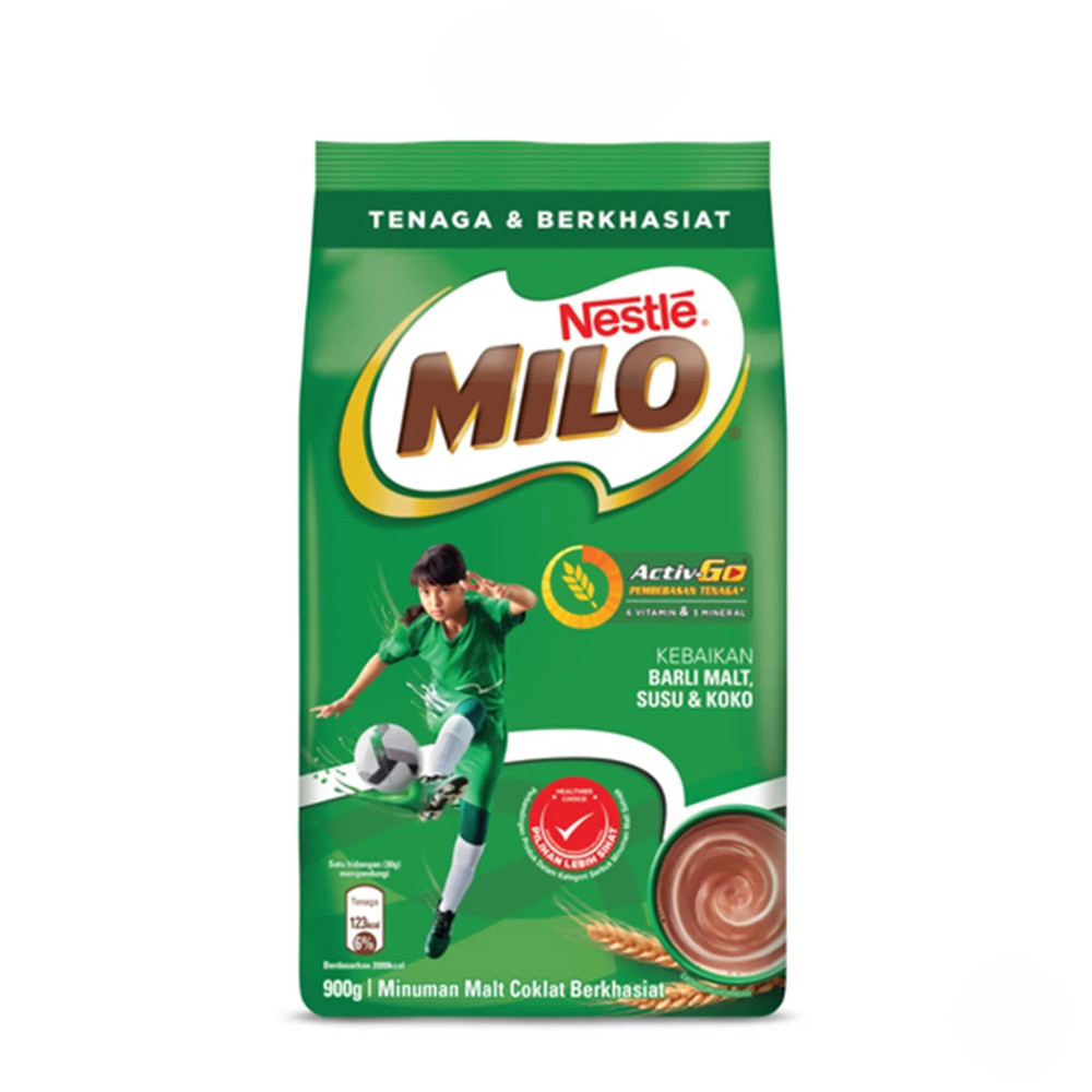 NESTLE MILO ACTIV-GO 900g Malted Chocolate Drinks Energy Drinks