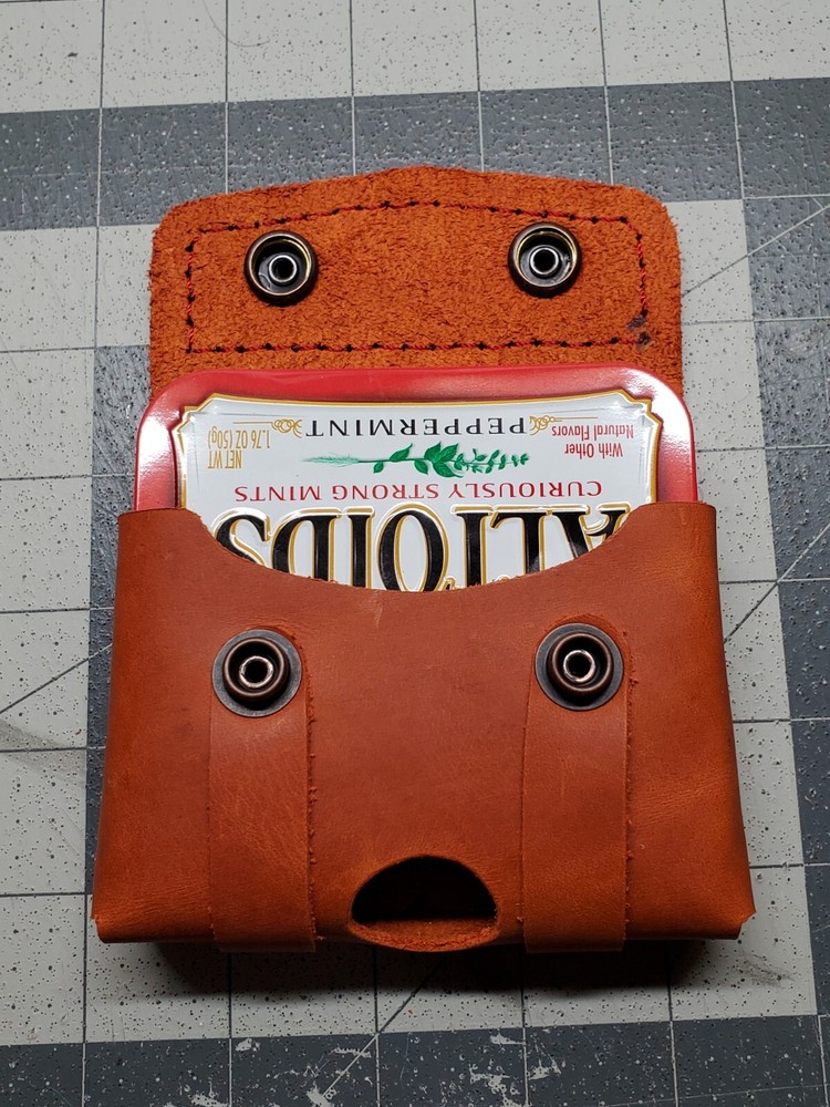 Leather Altoids Tin Pouch