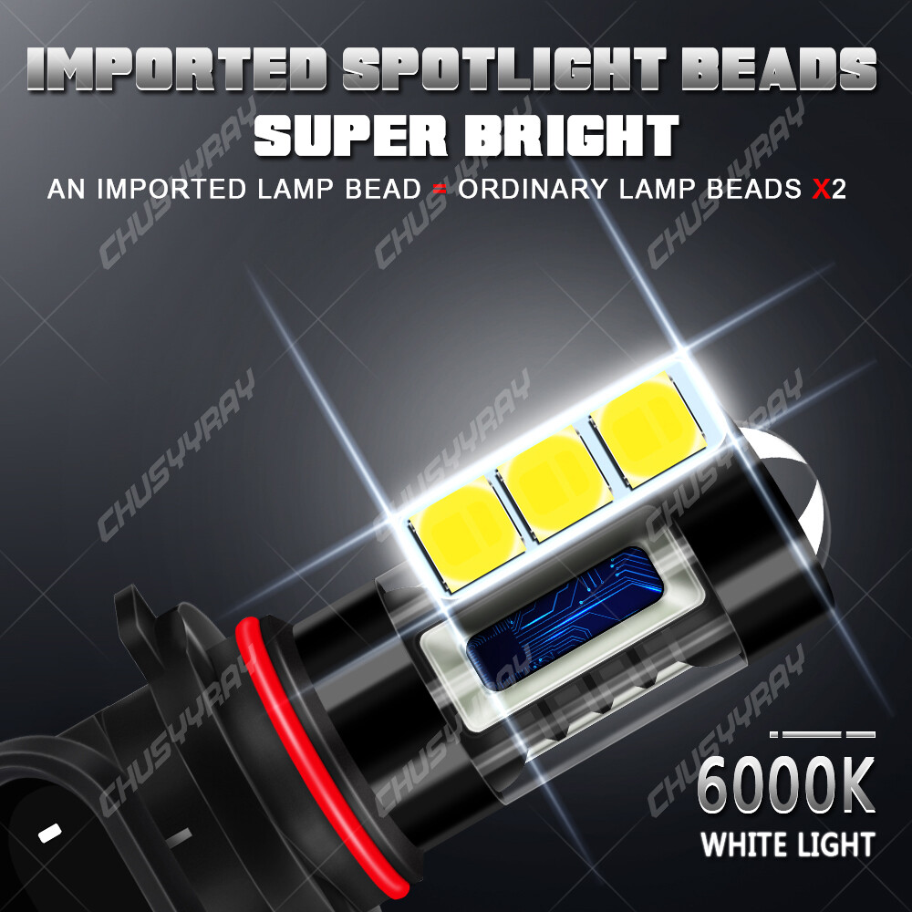 For Chevy Silverado 1500 2500 HD 2003-2006 Combo LED Headlight + Fog Light Bulbs