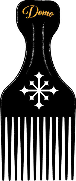 DISORDER DOMO HAIR PICK BLACK