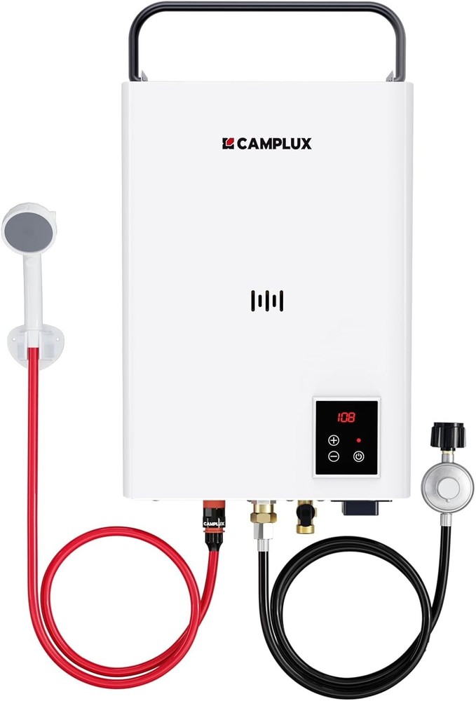 CAMPLUX F10 Ultra - 2.64 GPM Thermostatic Portable Propane Water Heater