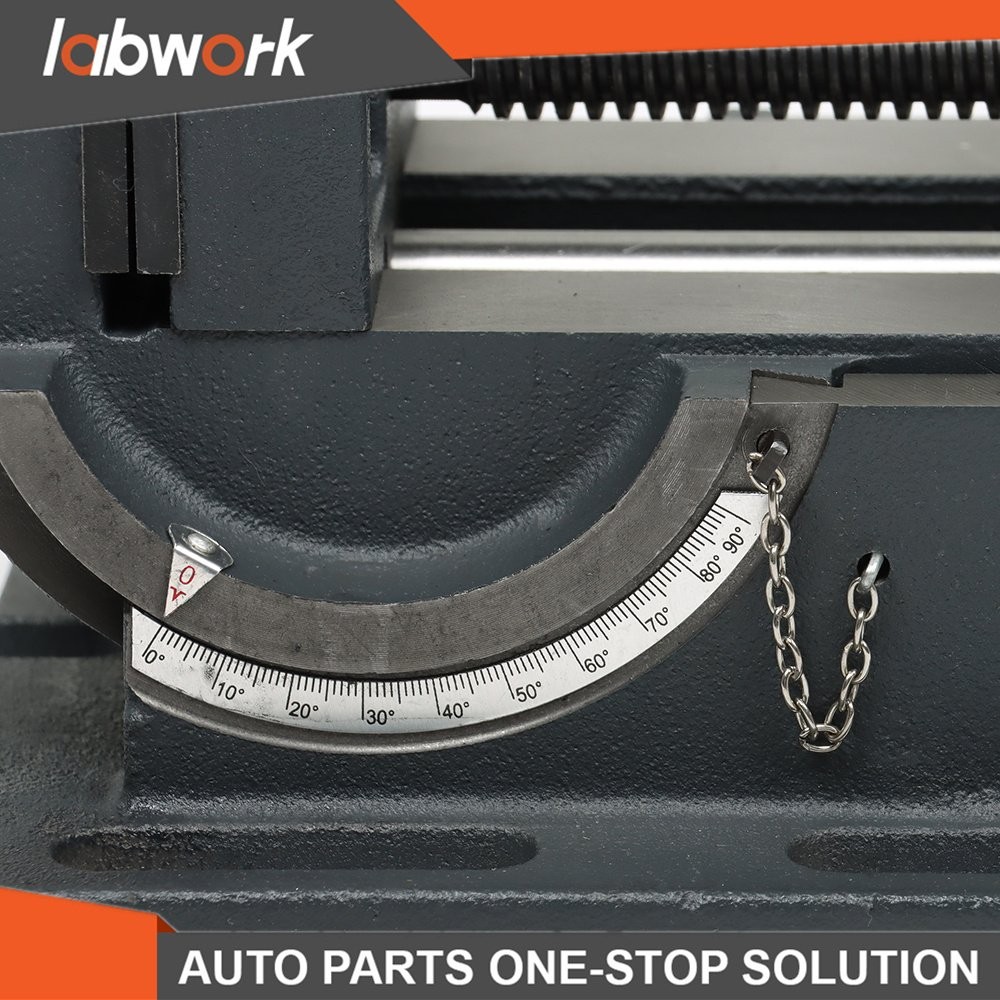 Labwork 4.25" Industrial Strength Benchtop and Drill Press Tilting Angle Vise