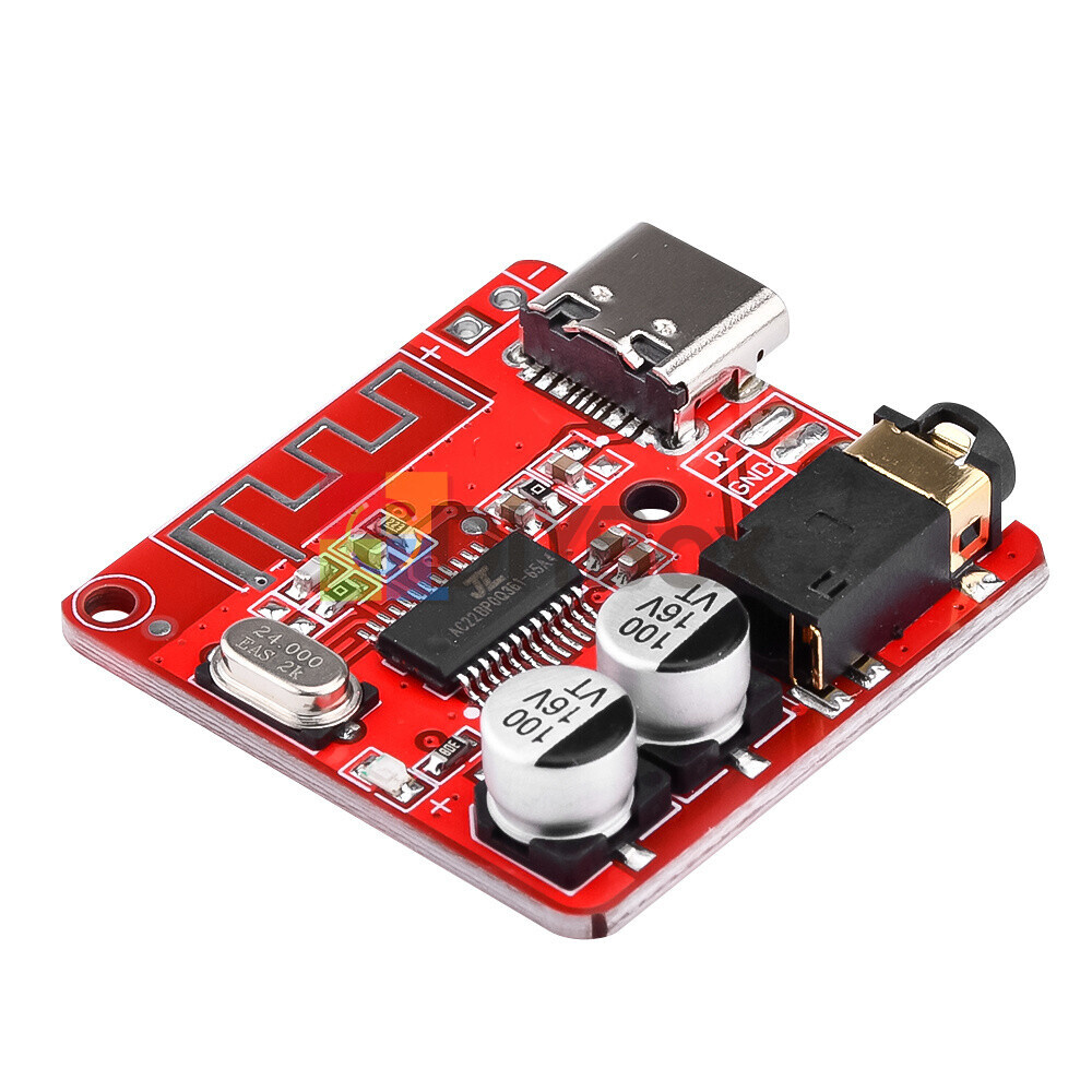 6PCS 3.7V-5V Mini Bluetooth 5.1 Audio Receiver MP3 Decoder Amplifier Module -