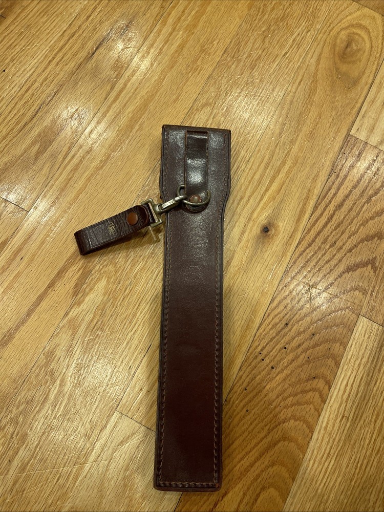 Vintage Post Versalog Slide Rule W/Brown Leather Case