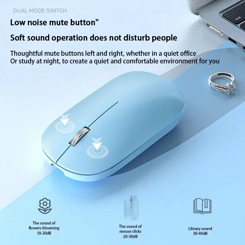Original Wireless Mouse Type-c Charging Silent Click Portable Office Comfort