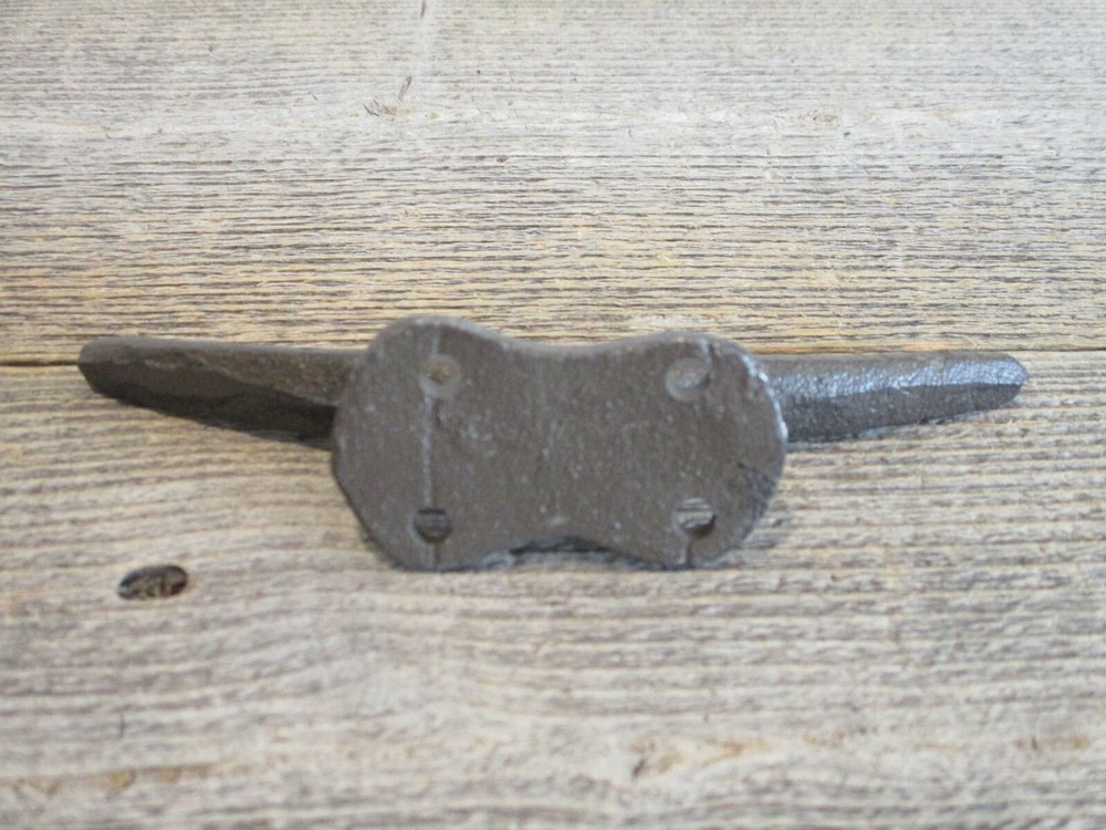 2 Cleat Boat Hooks Handles Pull Cast Iron Ship Dock Nautical Decor Rustic Finish