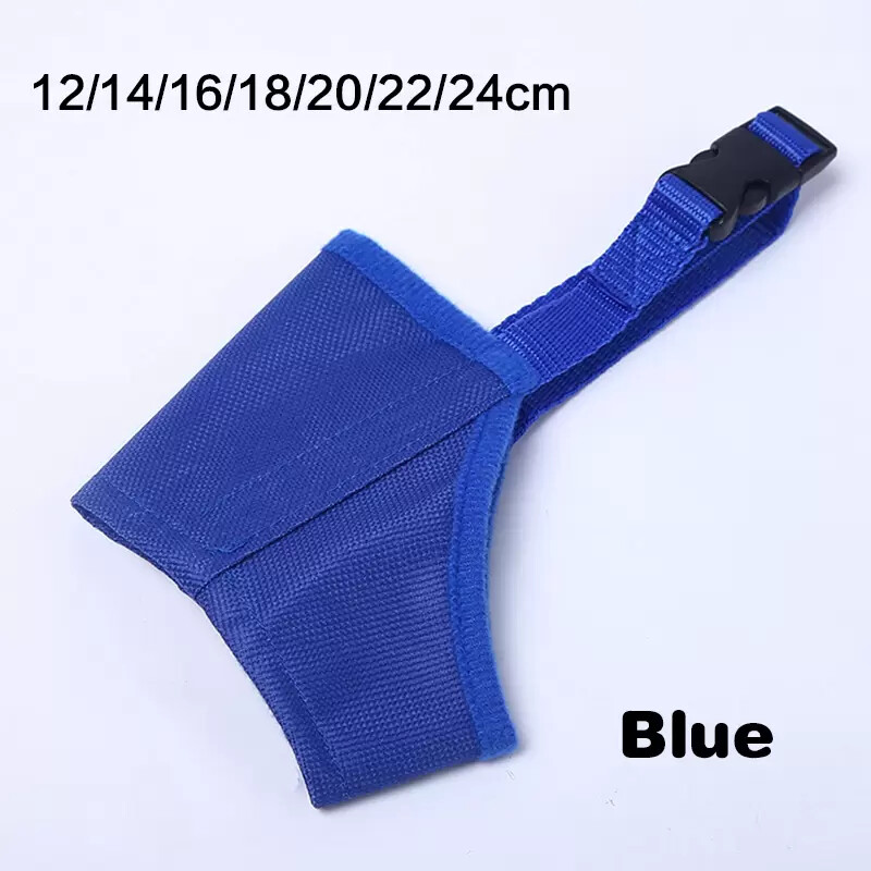 Dog Muzzle Anti Stop Bite Barking Biting Chewing Training Pet Soft Light Nylon