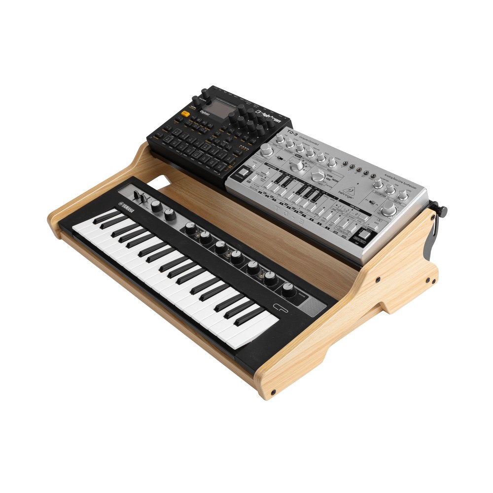 Gator GFW-ELITE-SYNTHOASIS Frameworks Synth Oasis 32 Desktop Rack, Maple