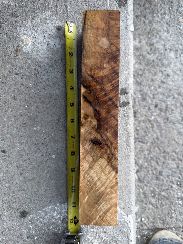 English Walnut Handle Blank Billet Figured A15