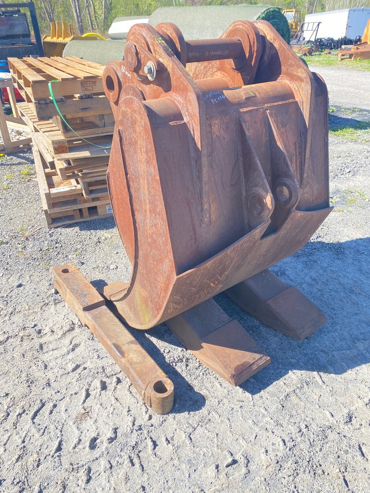 Geith 2 over 3 Excavator Grapple Attachment, 80mm Pins