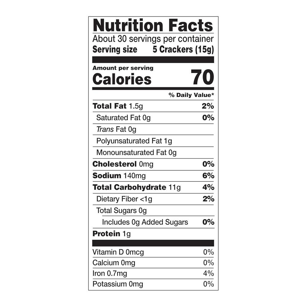 Amazon Fresh Original Saltine Crackers 16 Oz Previously Happy Belly Packaging...