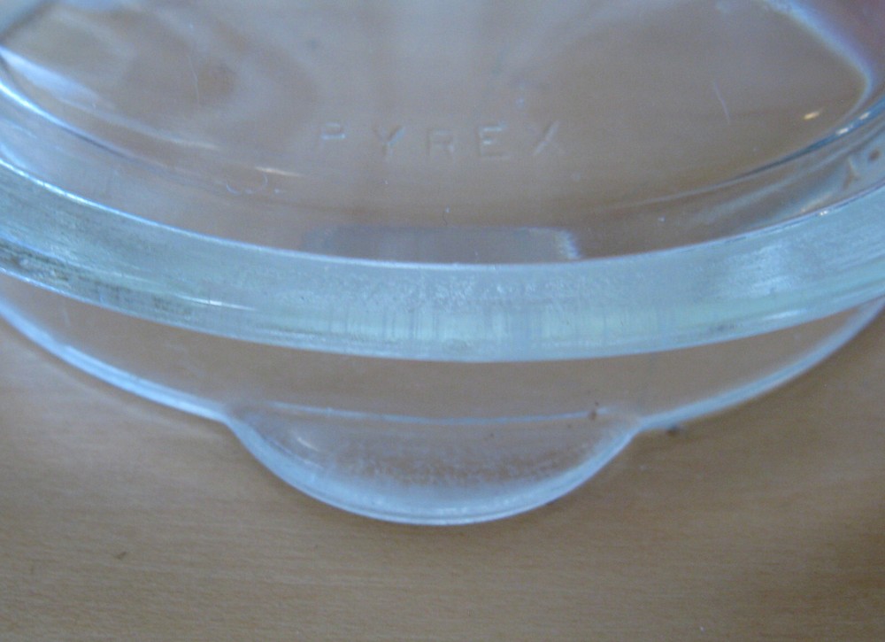 PYREX - Old COFFEE PERCOLATOR with Stick Handle and Tab Handle Lid (no innards)