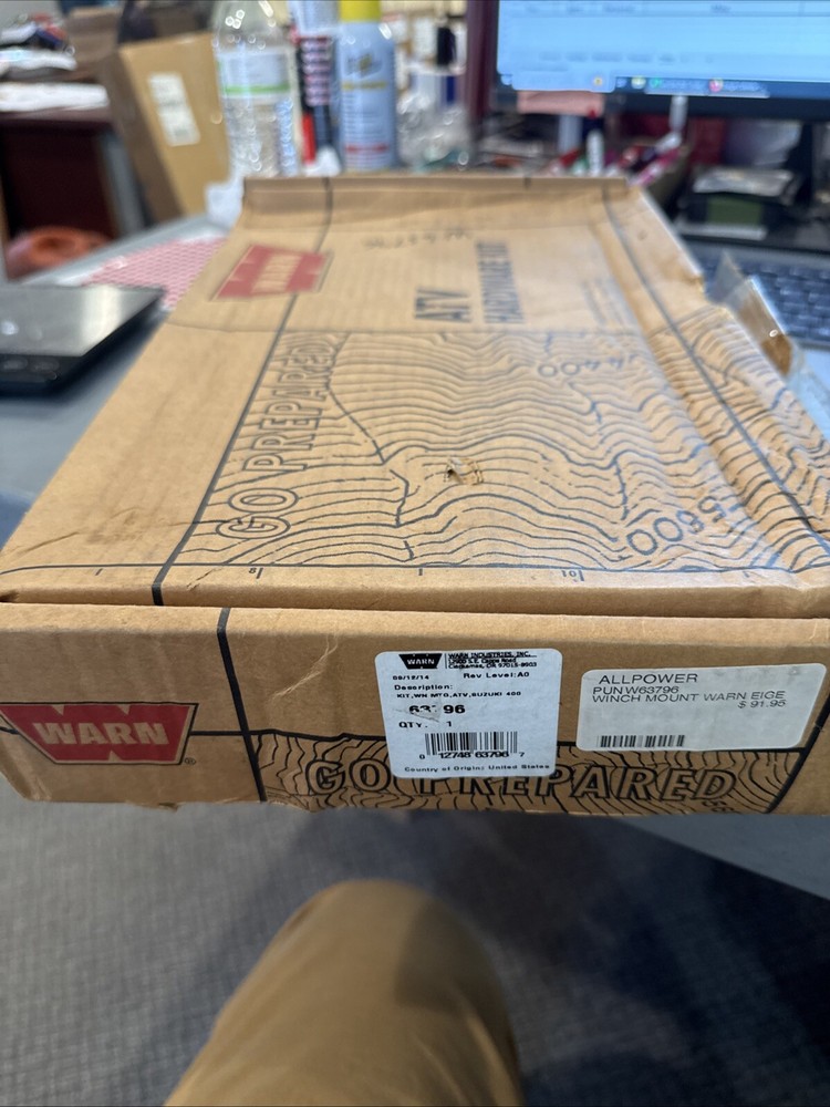 Warn Winch Mount Kit Fits Suzuki Eiger 400 - Winch Mount