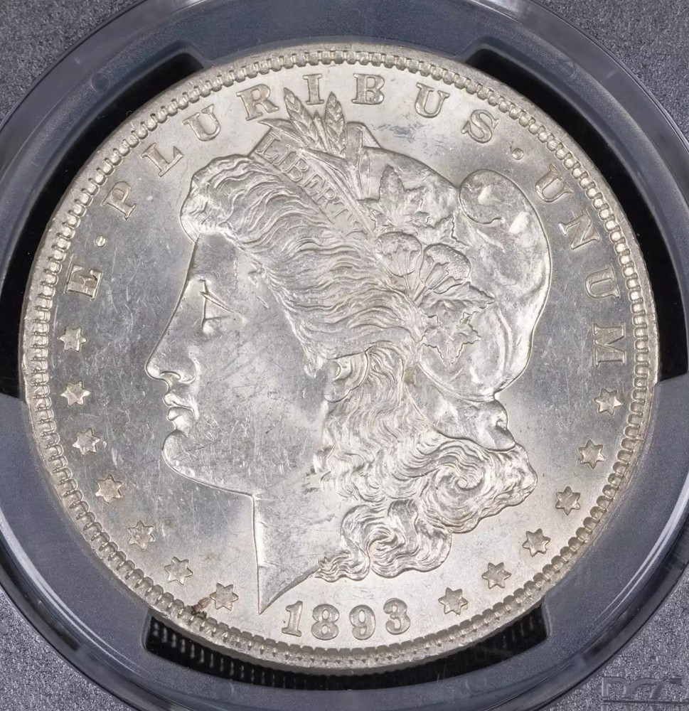 1893 P Morgan Silver Dollar PCGS MS-61