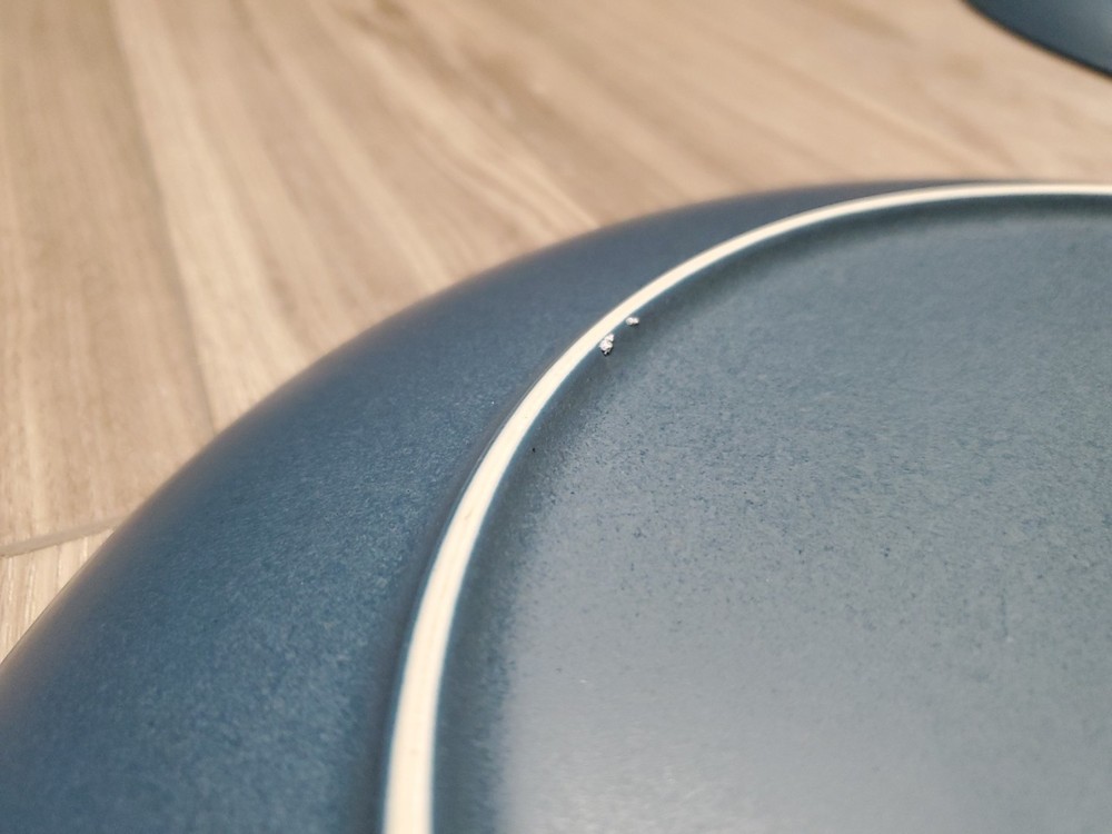 Noritake Colorwave Blue Dinnerware Chop Plate 12" Round 8484