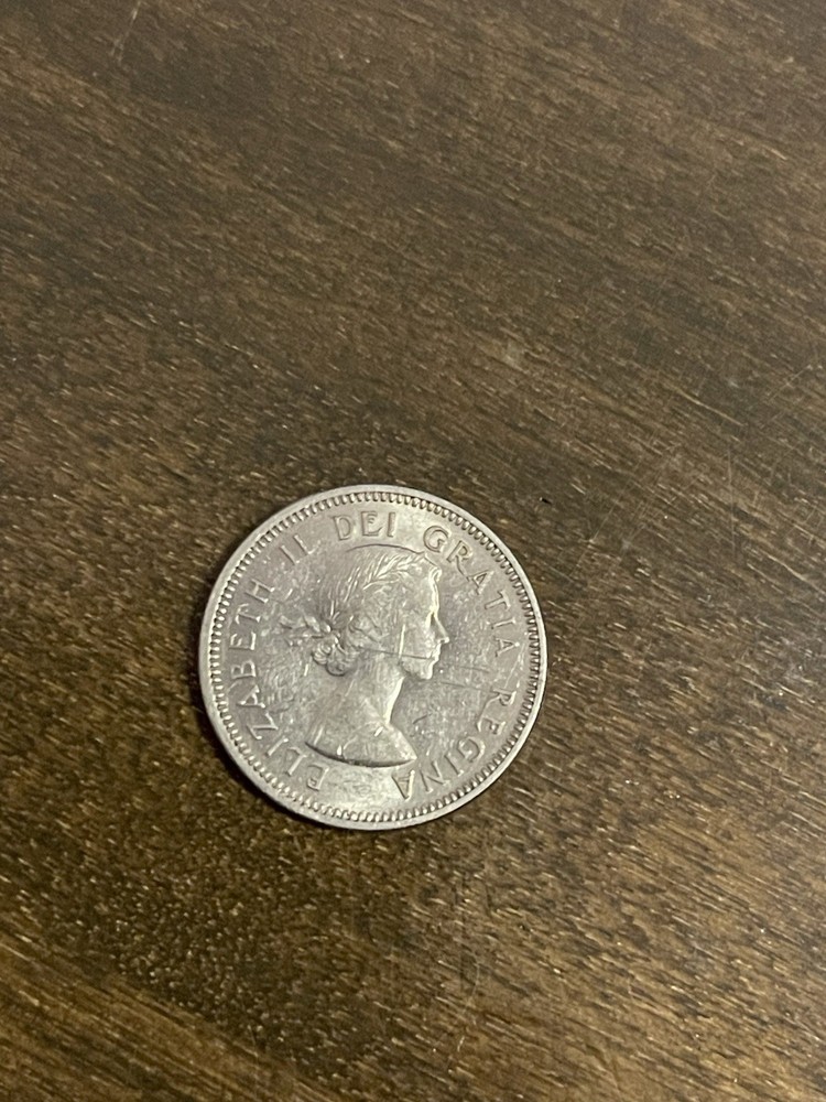 ELIZABETH II CANADA FIVE 5 CENTS 1963