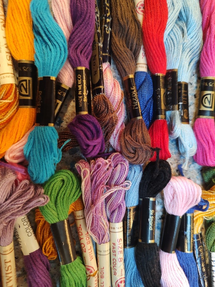 50 Packs Floss String Embroidery Bracelet Making Thread Multi Colors