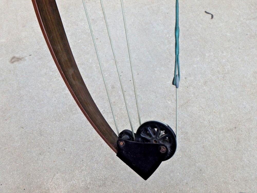 VINTAGE BEAR WHITETAIL HUNTER COMPOUND BOW 39in PROLINE SIGHT/RAIL