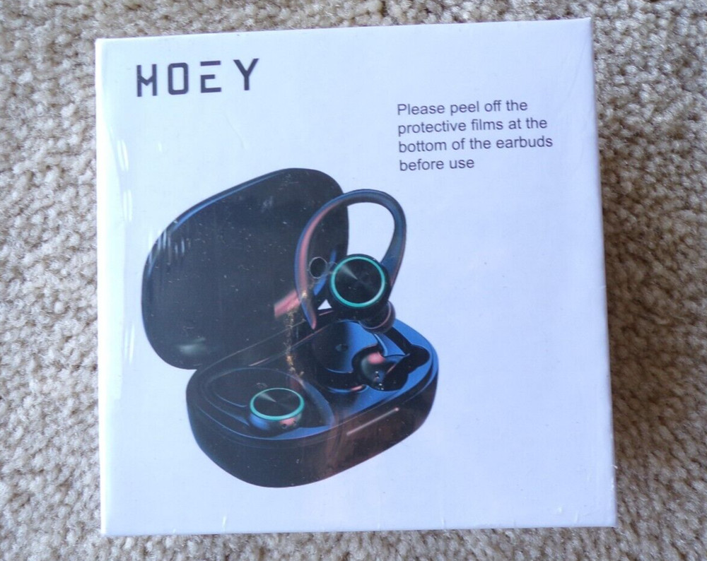 MOEY Small Purple Wireless Earbuds; b8