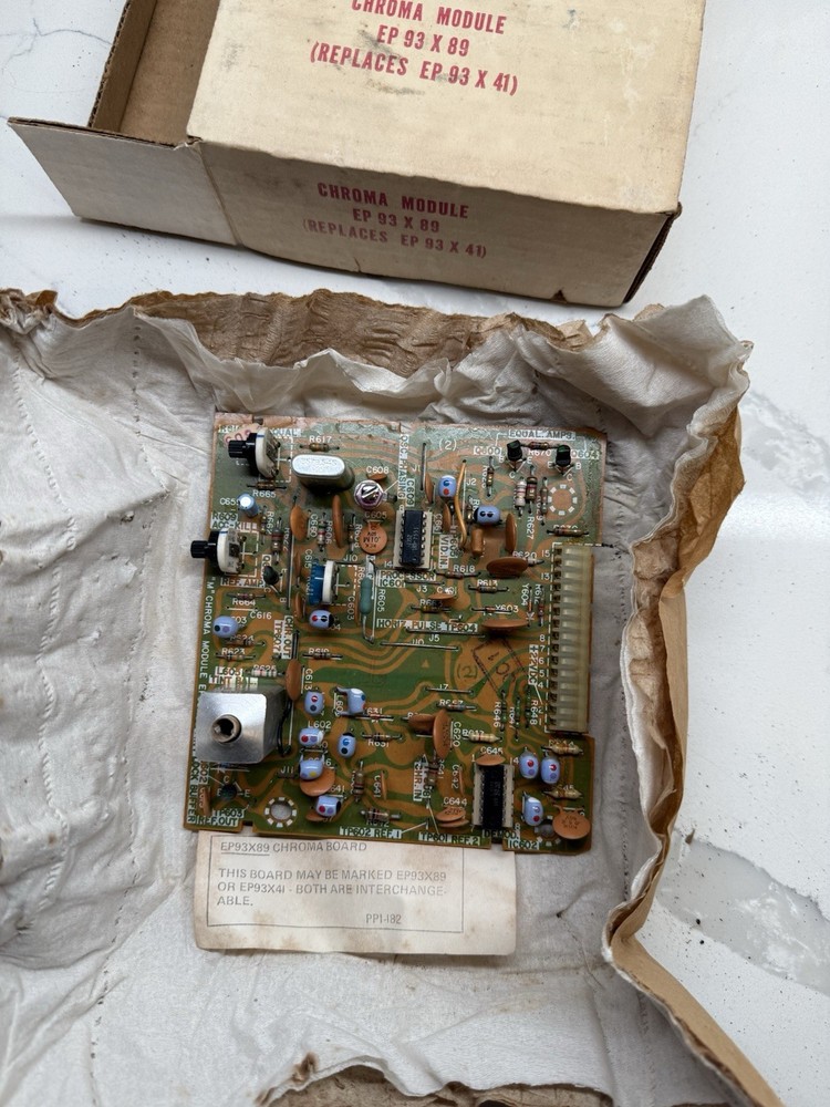 Vintage GE General Electric TV Modules And More - EP93 - READ DESCRIPTION