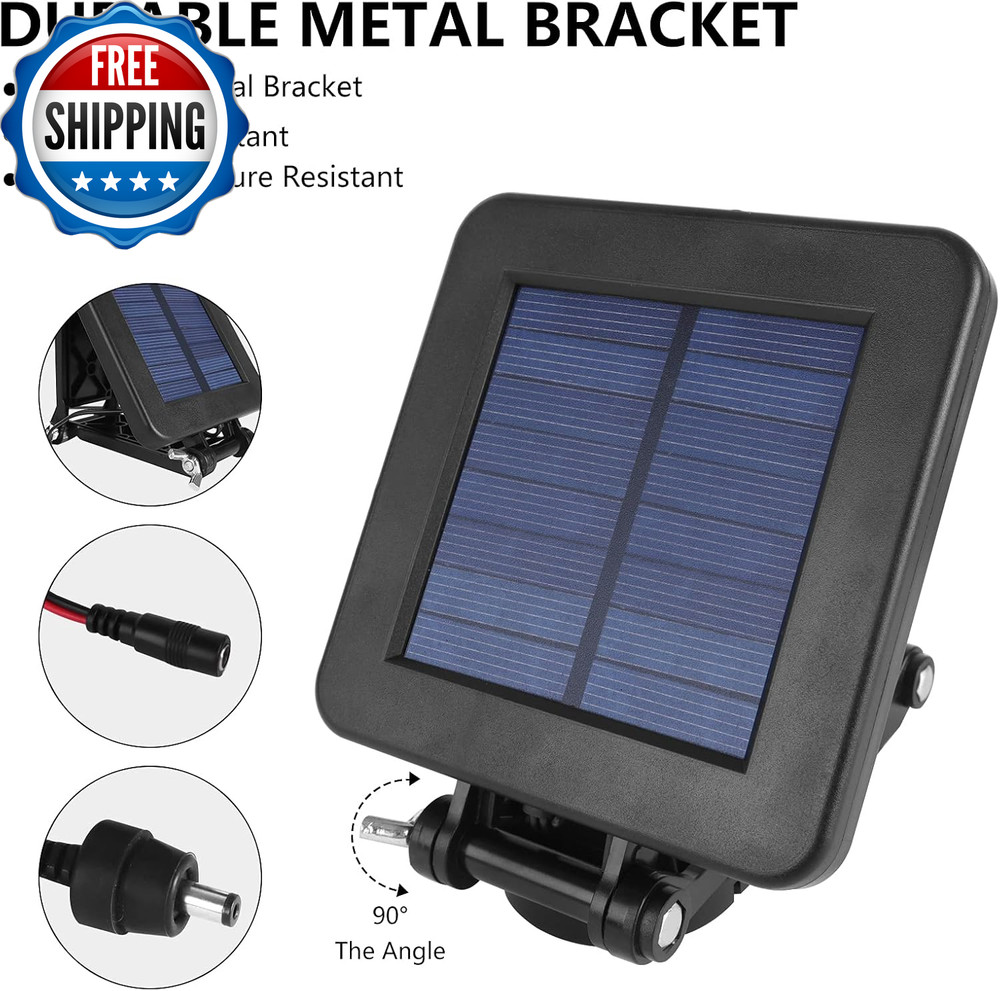 Solar Panel for Deer Feeder 6V Solar Panel Waterproof Small Solar Battery...