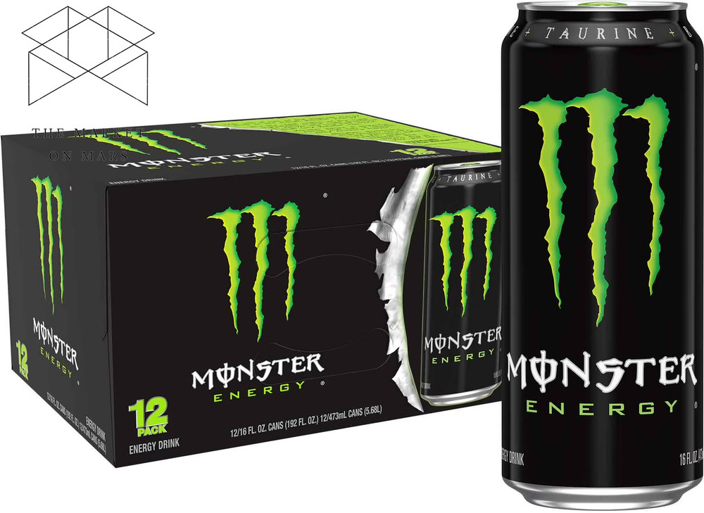 Original, Energy Drink, 12 Count, 16 Fl Oz