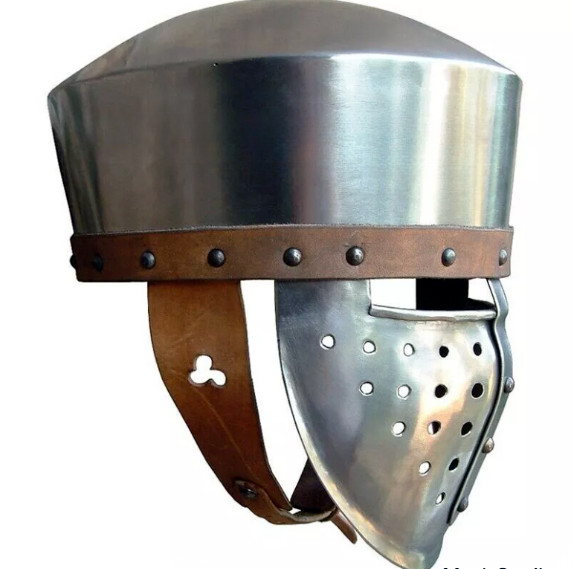 Medieval Helmet Functional Crusader helmet For Halloween