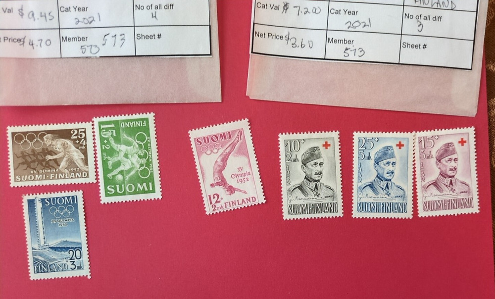 APC 7318 Finland 2 mint sets
