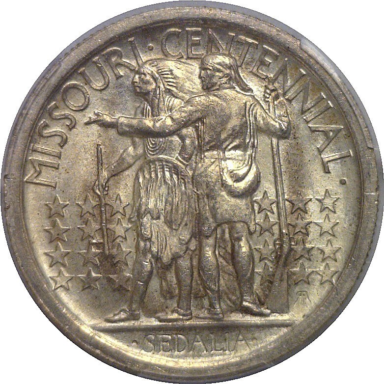 1921 Missouri Commemorative Half Dollar PCGS MS-65