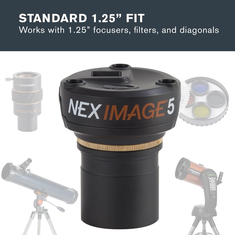 Celestron NexImage 5 Solar System Imager 5MP CMOS Sensor MT9P031 Beginner Camera
