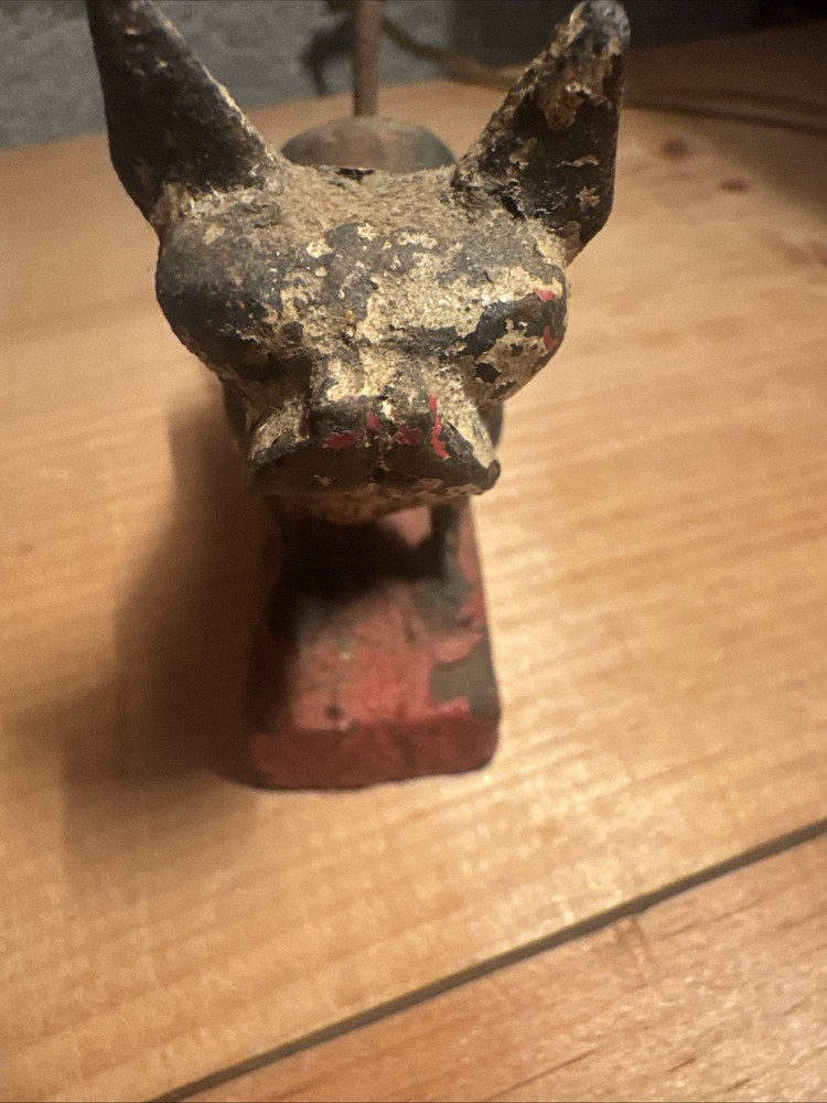 vintage cast iron boxer