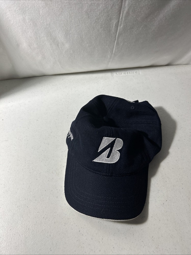Bridgestone Golf Adjustable Strap Black Hat