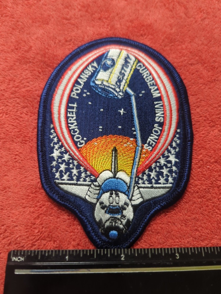 NASA STS-98 2001 Atlantis Destiny Laboratory Module Space Shuttle 4" Crew Patch