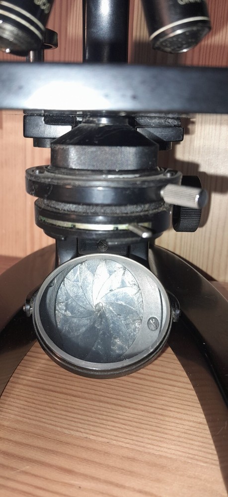 Vintage GRAF APSCO Microscope West Germany