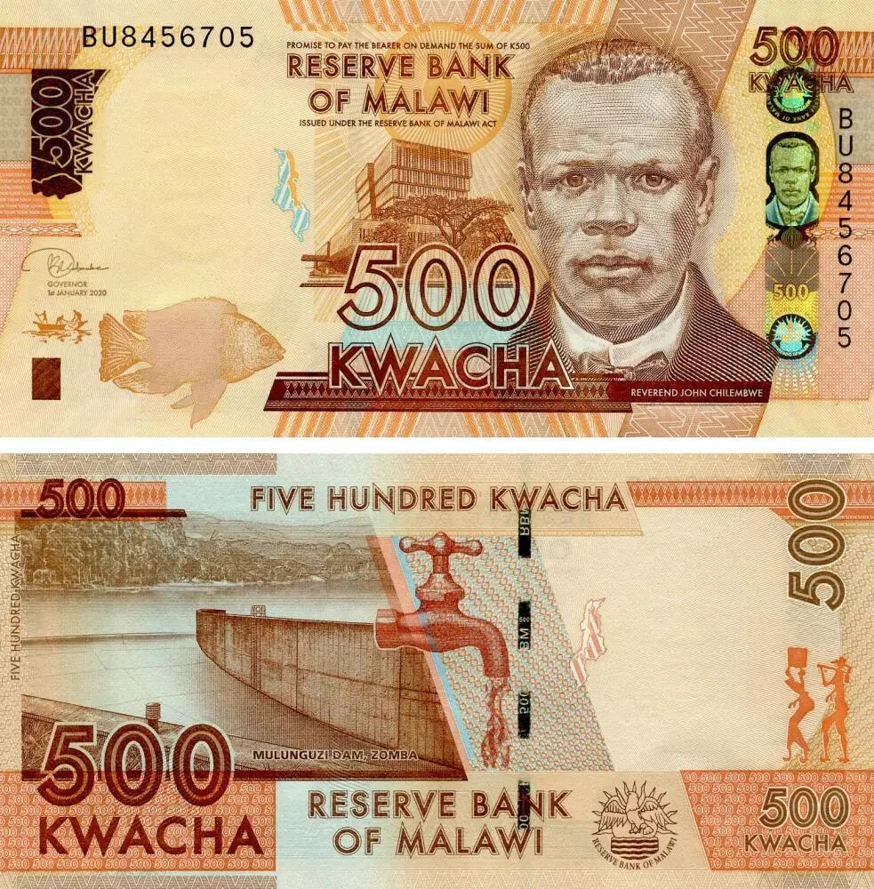 MALAWI - 2020 500 Kwacha UNC Banknote