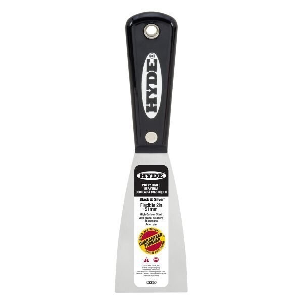 Hyde Tools - Flex Black & Silver Putty Knife
