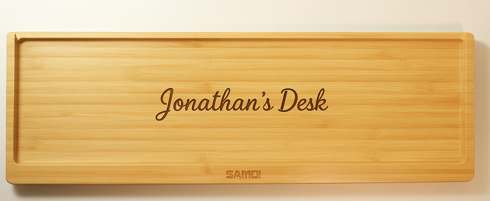 SAMDI Wood Keyboard Tray Holder Magic Keyboard with Numeric Keypad Custom