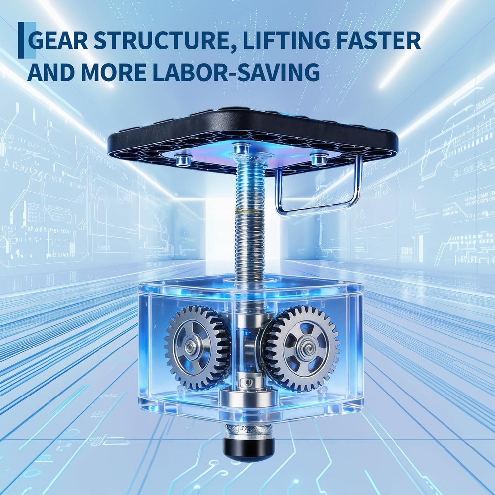 8PCS RV Slide Out Supports Jack with a Flat Top Support Block RV Stabilizer Jack