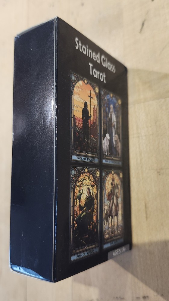 Stained Glass Tarot, 78 Card Deck, NO Guidebook