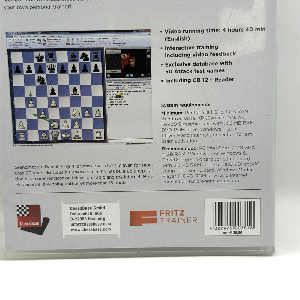 Fritz Trainer - Powerplay 20: Testing Your Attacking Chess - Daniel King DVD-ROM