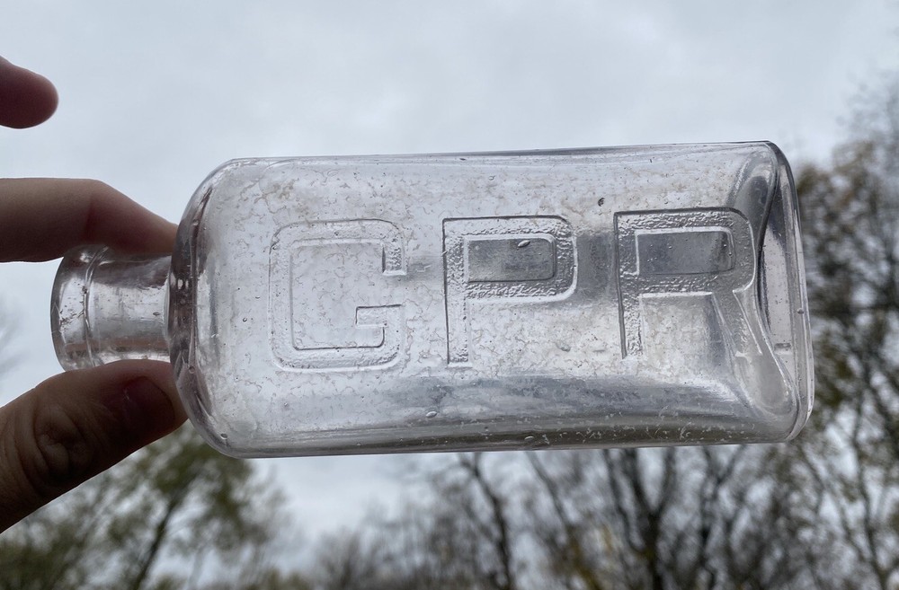 Gump Pure Rye Whiskey Flask Baltimore MD