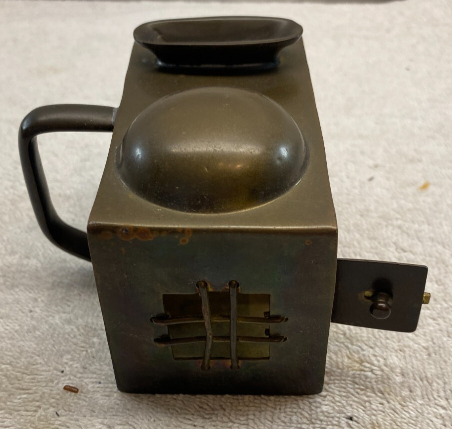 MID 19TH CENTURY PERSIAN BRASS JUSTICE BOX