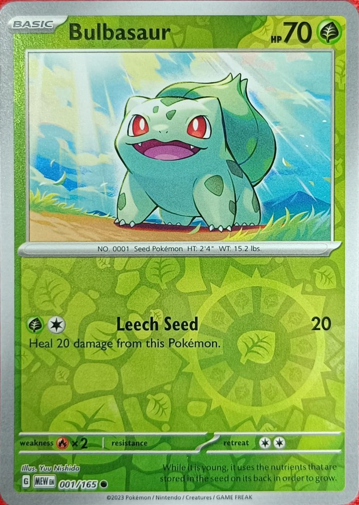 151 Reverse Holos Choose Your Card